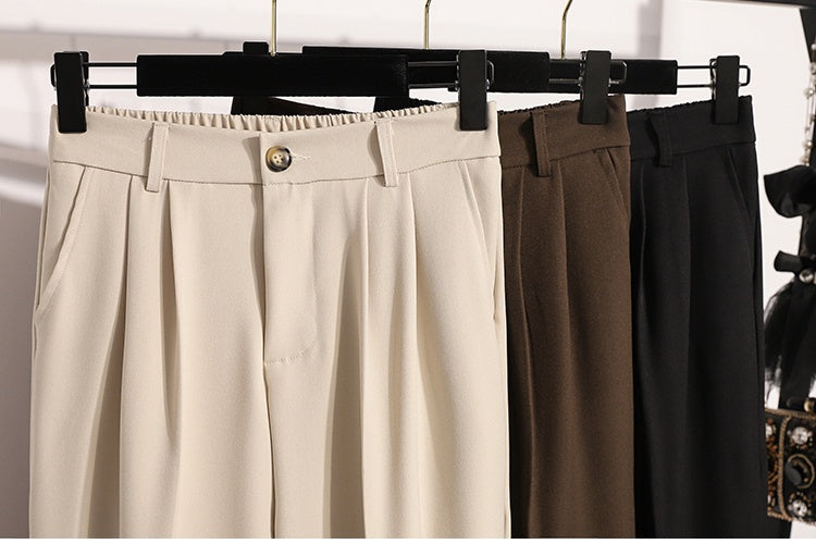 HIgh Waist Korean Ankle Pants