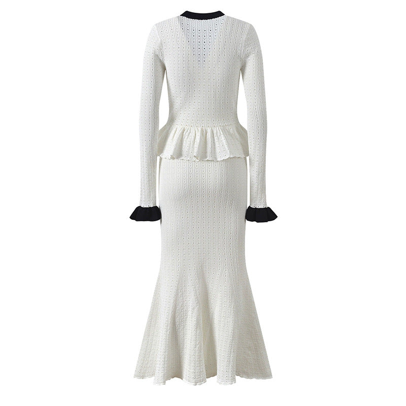 Classy Knit Skirt Set