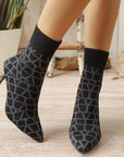 Pointed Sock Boots