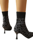 Pointed Sock Boots