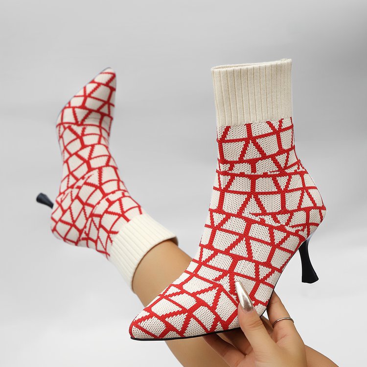 Pointed Sock Boots