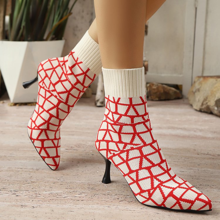 Pointed Sock Boots