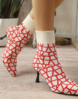 Pointed Sock Boots
