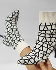 Pointed Sock Boots