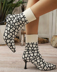 Pointed Sock Boots