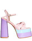 Eloise Multicolor High Block Heels