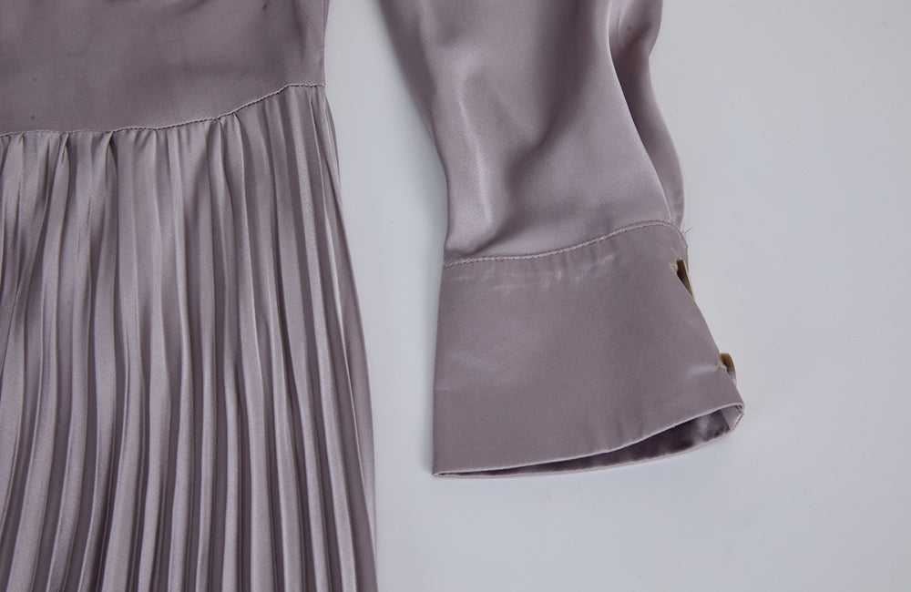 Haily Pleated Skirt And Shirt Coord Set