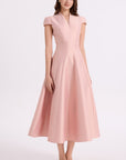Pink Flouncy Long Dress
