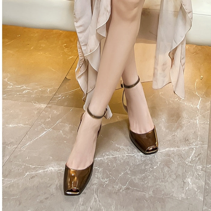 Daphne YSL Strappy Wedge Heels