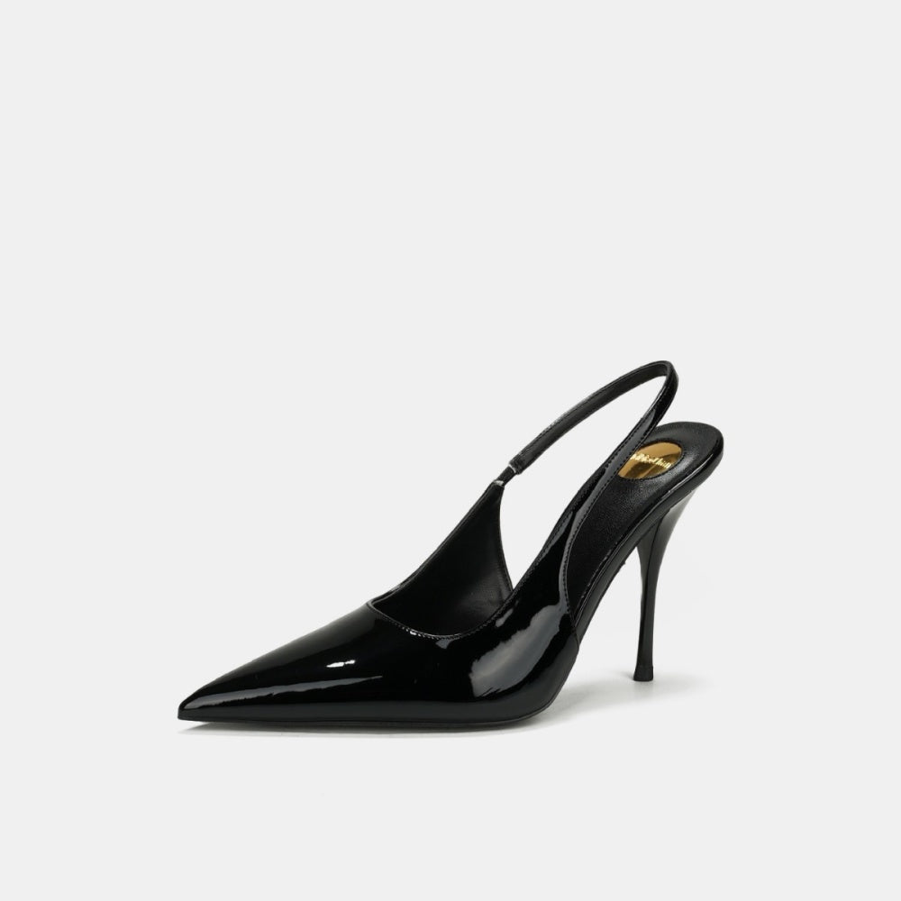 Luxe pointed slingback heels with a sleek high-heel silhouette and refined designer-inspired appeal. Perfect for power dressing, evening events, or statement styling. Available in sizes 34–43. Step into iconic sophistication—shop now!
