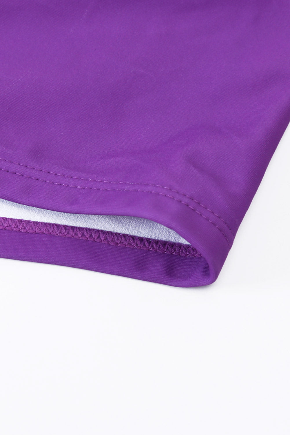 Purple Ombre Tie Dye Swim Dress with Shorts