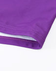 Purple Ombre Tie Dye Swim Dress with Shorts