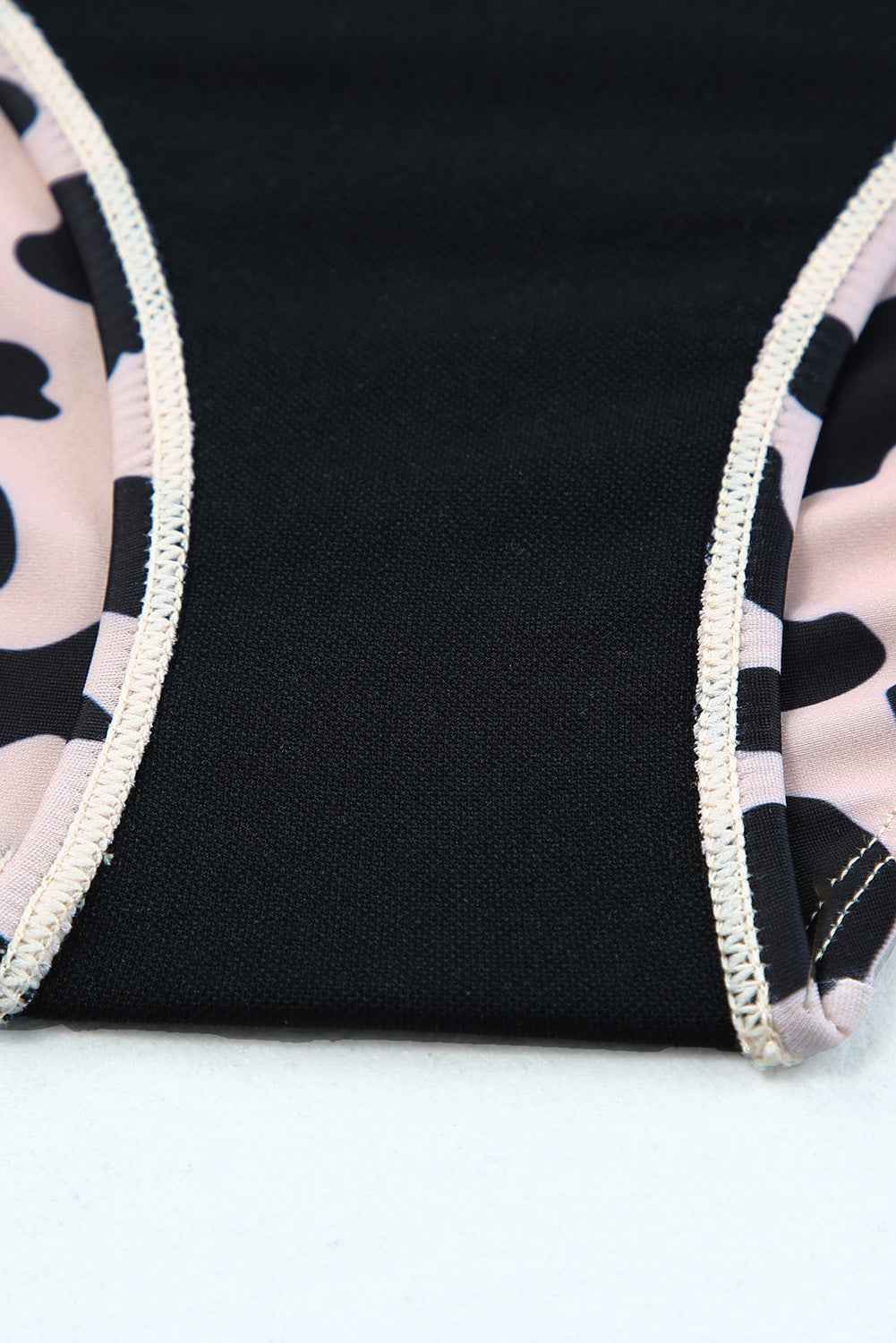 Frilled Leopard High Waist Bikini