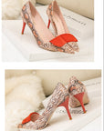 Cora Serpentine Heels
