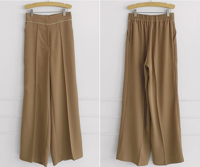 Wide Leg Formal Pant Coord Set